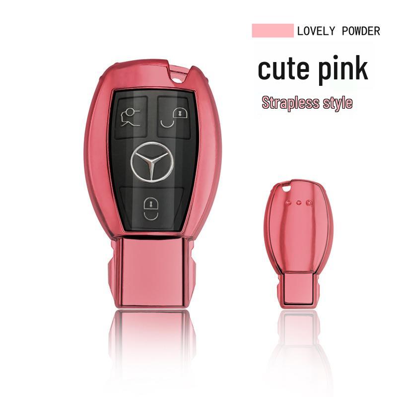 Мягкий чехол из ТПУ, полностью закрывающий смарт-ключ Mercedes