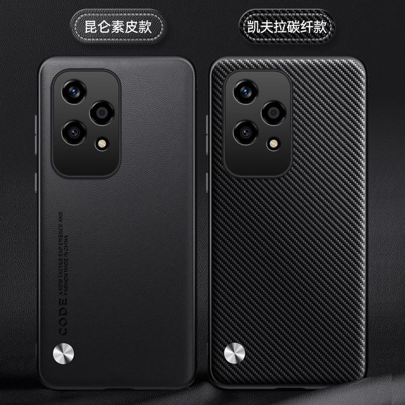 Plain Leather Case For Honor 200 Lite 100 Pro 90 Lite 80 Honor X8B X9B X6A Luxury Hard Phone Protect Cover Fundas