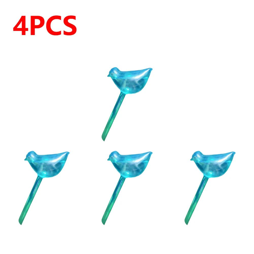 6-1Pc PVC Transparent Plants Watering Bulbs Bird Shape Automatic Drip Irrigation Self Watering Device Home Flower Waterer Bulbs