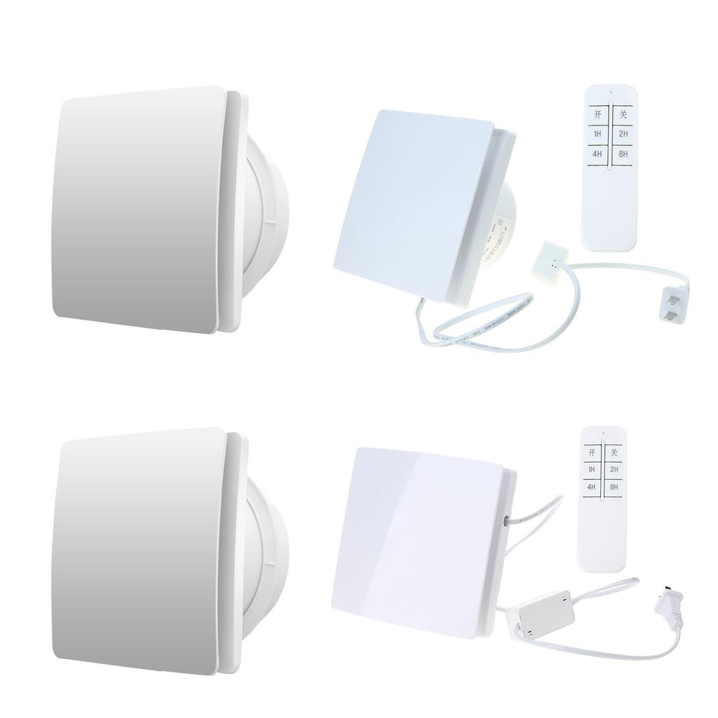 Bathroom Exhaust Fan 100mm with Humidity & Timer Quiet Operate Powerful 12W Ventilation Fan Simple Installs for Kitchen