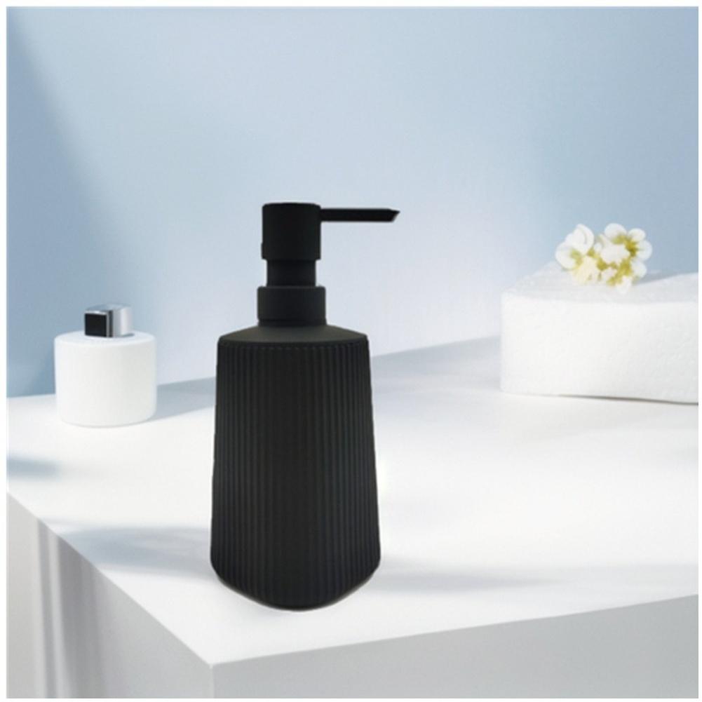 Plastic Soap Dispenser Pump Bottle 380ml Black For Kitchen Bathroom Lotion Dishwashing Liquid Dispensing Empty Bottle