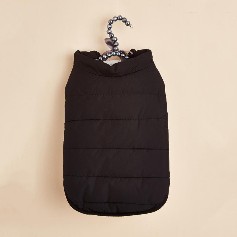 Теплый водонепроницаемый хлопковый жилет для маленьких и средних собак - Меховая подкладка, одежда для питомцев на осень и зиму