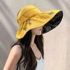 Empty Top Large Visor Sun Hat Foldable Sunscreen Bucket Hat Skin-friendly Summer Sun Cap Travel