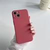 Для чехла для телефона IPhone 17 ProMax 15pro Жидкий силикон для Apple 16E Встроенный бархат 14 Напыление 13