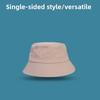Простая шляпа рыбака однотонная и с двусторонним дизайном для повседневной носки