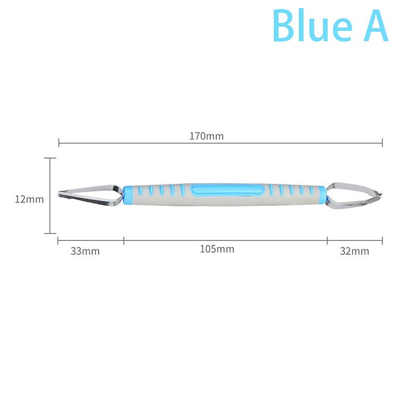 Инструмент для создания текстуры керамики, нож для резьбы по дереву, пластиковая ручка ручной работы, двухголовый кольцевой нож для резьбы по глине, инструмент для тонкой резьбы