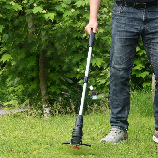 Газонокосилка с зарядкой через USB, беспроводной электрический триммер для травы с защитой от столкновений, 18000 об/мин для сада