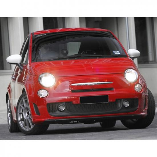 2PCS Wing Rearview Mirror Cover Cap Replacement White Fit For Fiat 500 2007-2023