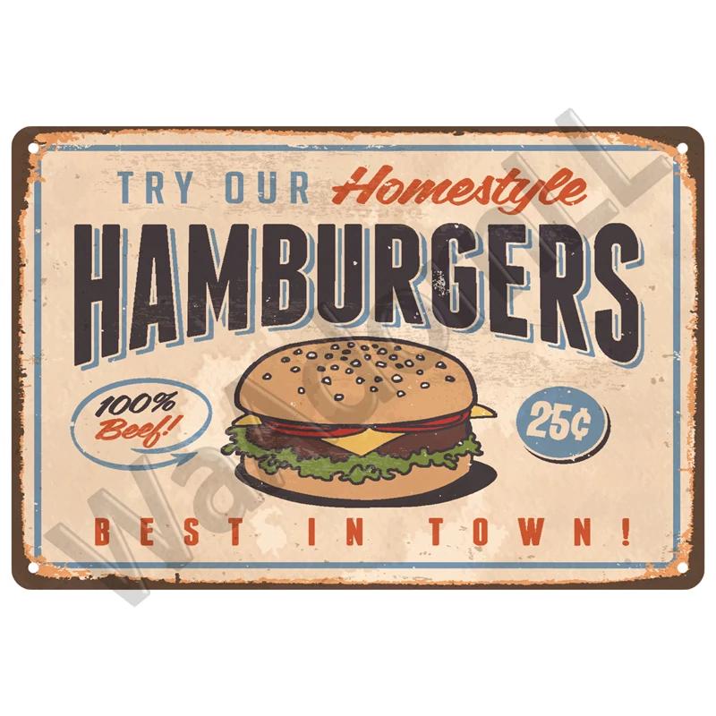 Пицца настенное искусство тарелка зона табличка отличная еда винтажный металлический знак паб бар домашнее украшение лучший самодельный постер жестяная вывеска декор клуб