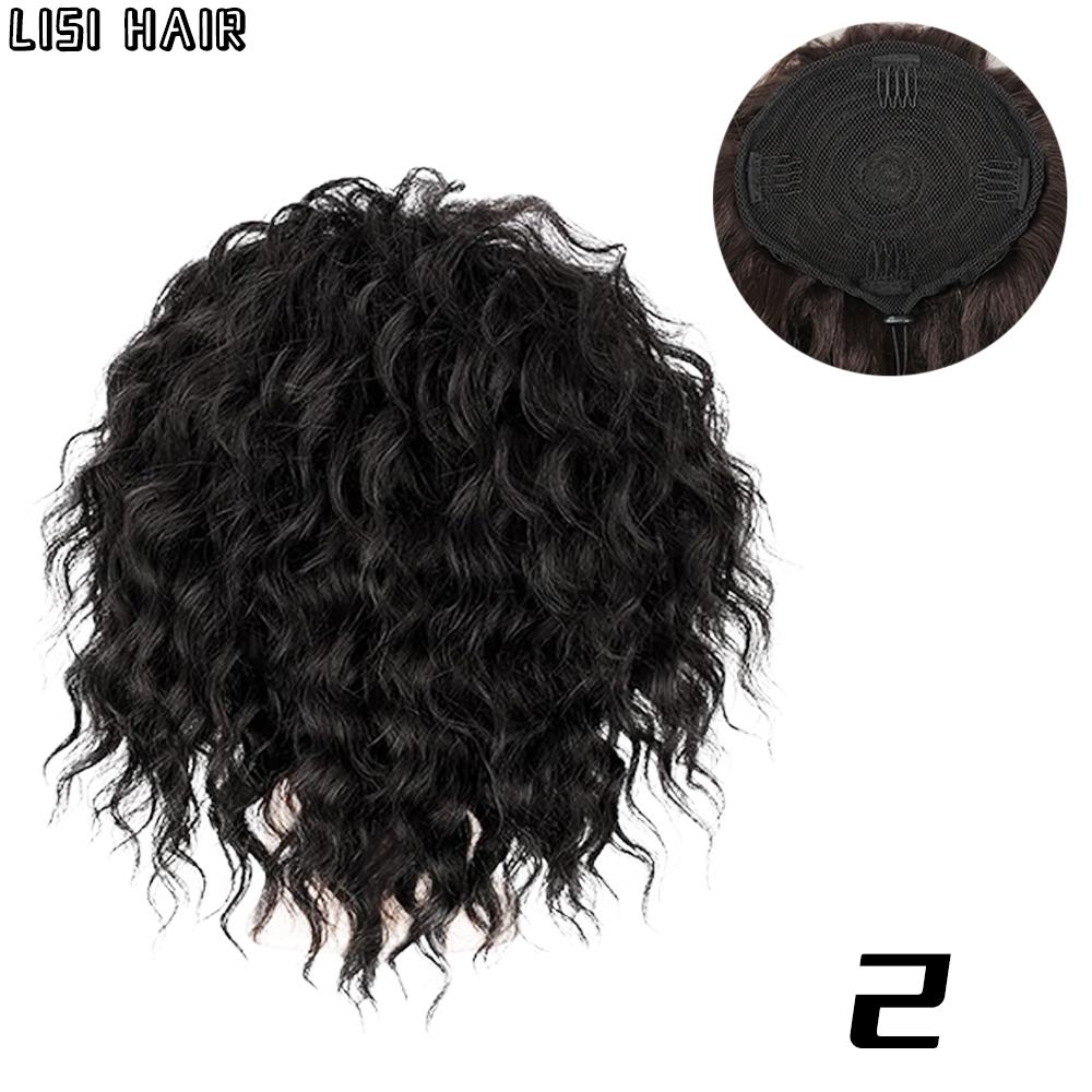 XINRAN Синтетический короткий вьющийся хвостик, светло-русый парик, хвостик на шнурке для женщин, мягкая натуральная повседневная одежда