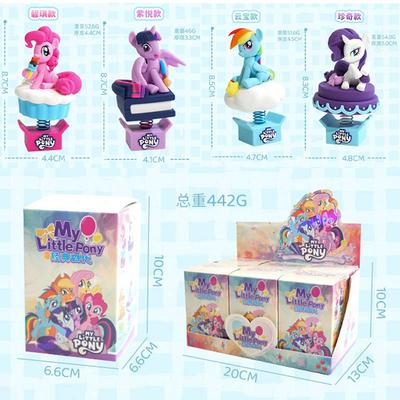 My Little Pony Слепой бокс Флаттершай Радужный Роуглайт Сумеречная Искорка Редкость Фигурка Милый Качающийся Орнамент Подарки для Детей Подвижная Артикулированная Масштаб