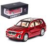 1/24 масштаб X7, модель внедорожника, игрушечный автомобиль, игрушечный автомобиль из цинкового сплава со звуком и светом для детей, подарок для мальчиков и девочек