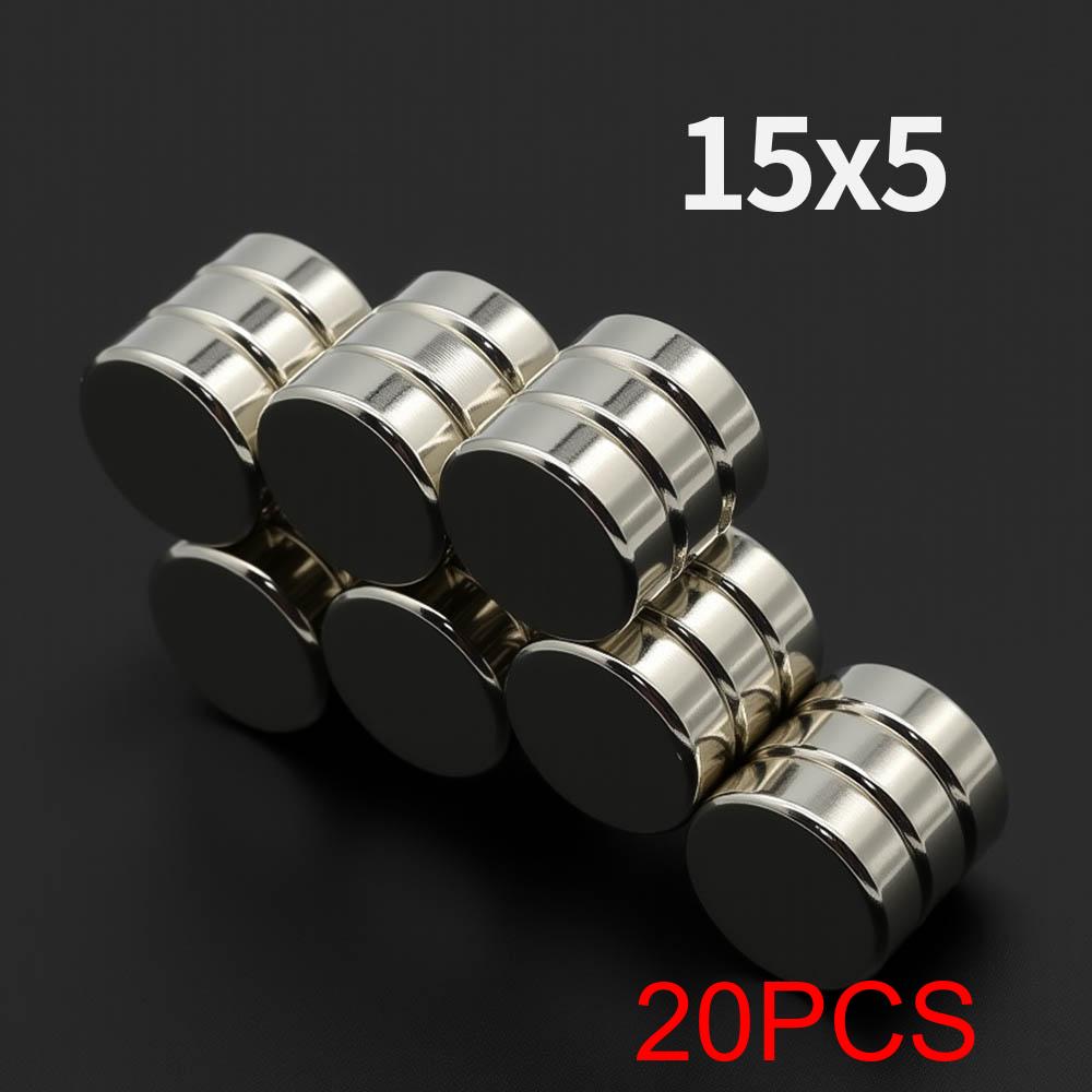 15x5 мм Мощный Неодимовый Магнит N35 NdFeB Постоянный Магнитный imanes Круглый Супер Сильный Магнит для Холодильника DIY