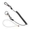 Arcland Sakamoto Страховочный трос Натуральная длина 480 мм Безопасная нагрузка 1 кг Черный WIZ'A GTSF-480BL