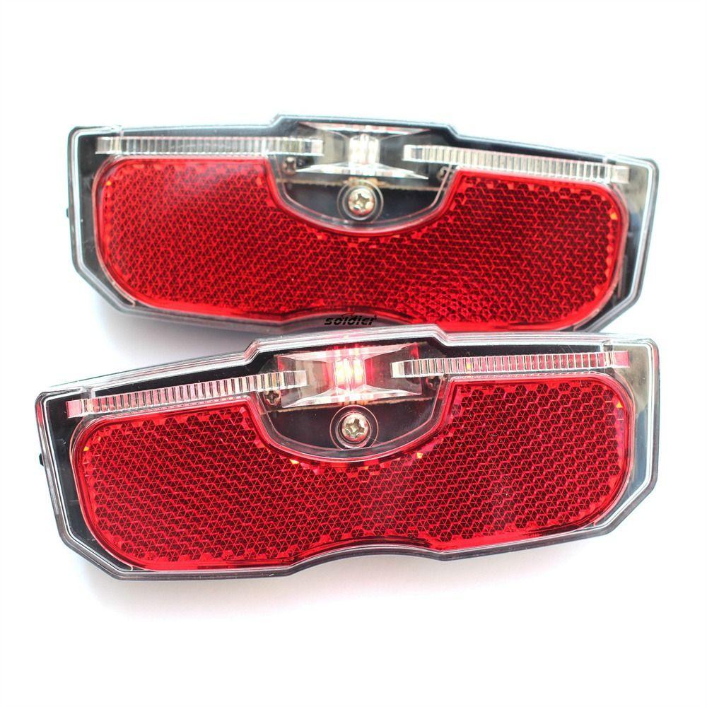 Light Bicycle Rear Reflector Bicycle Warning Reflector Bike Luggage Rack Light Bike Rack Tail Light