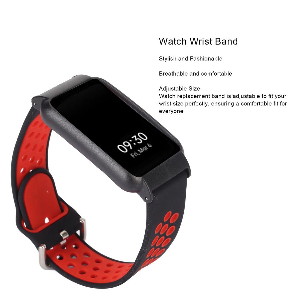 Силиконовый ремешок для часов 20 мм, мягкий дышащий, стильный, удобный, легкий для OPPO FREE Smart Watch