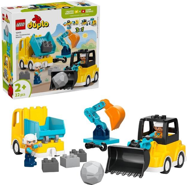 Конструктор LEGO DUPLO 10475 Строительные машины 3 в 1