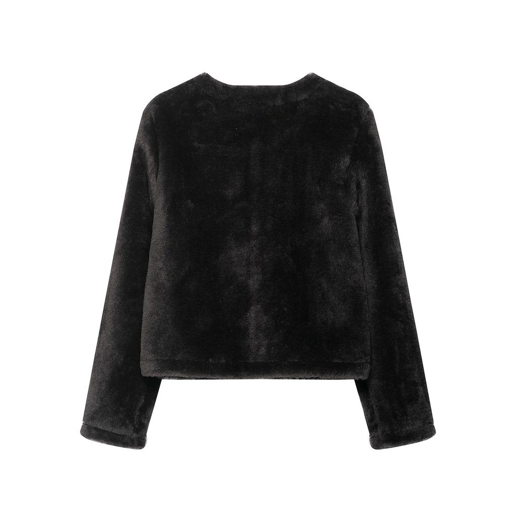 Women's Fashionable Double-Sided Rope Knot Long-Sleeved Jacket