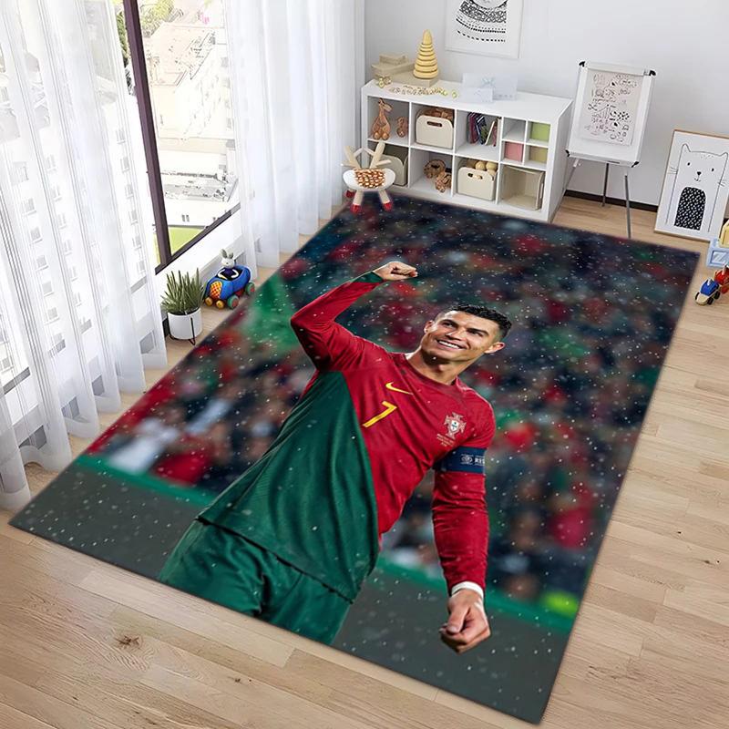 Portugal'S Glory Ronaldo Leads Charge Carpet Doormat Suitable For All Seasons Doormat Fashion Room
