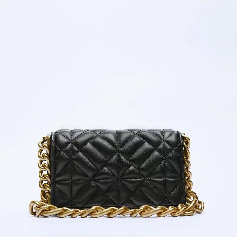 Сумка Z's 2024 Diamond Quilted Chain – стильная вышитая сумка через плечо