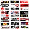 38 Pieces Race Car Stickers Cool Rising Sun Flag JDM Stickers Stickers for Cars Variety Light Car Decals