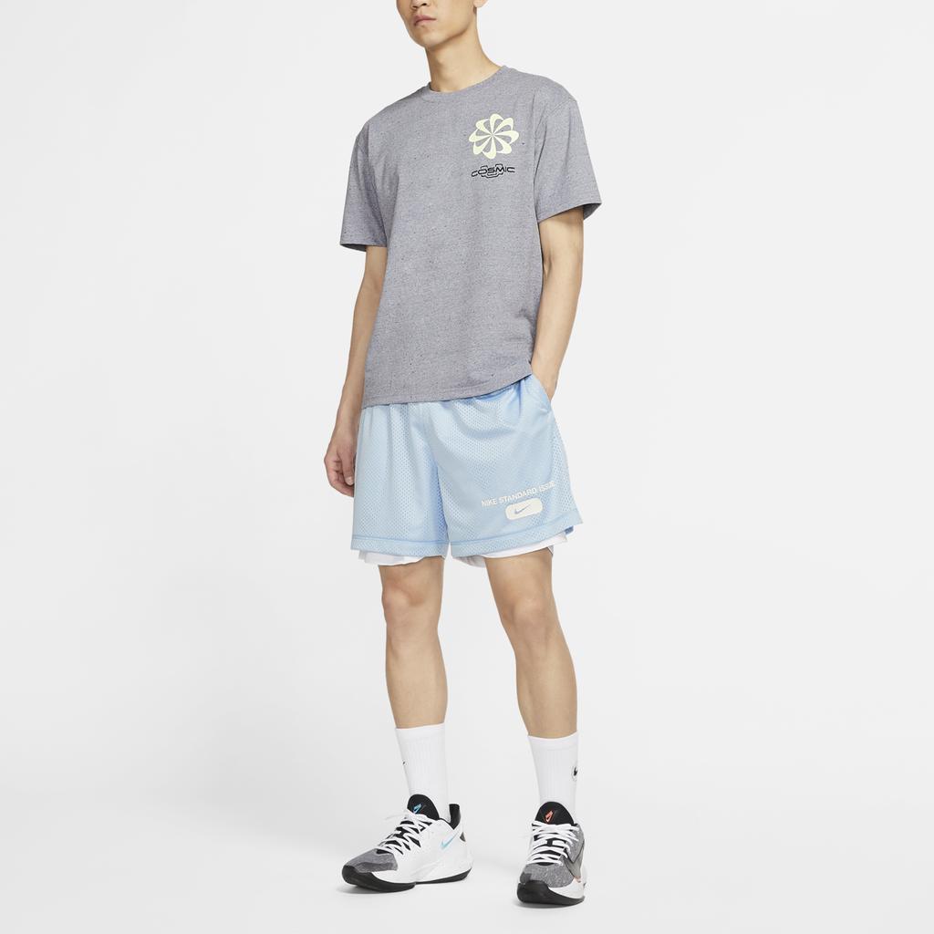 Nike Standard Issue Mesh Quick-Dry Reversible Basketball Shorts Men Bottoms Blue DA3031-440