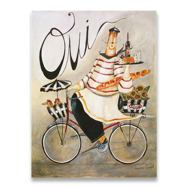 Cartoon Funny Restaurant Decor Fat Bakery Cook Poster Kitchen Wall Art Print Picture Canvas Painting Home Coffee Shop Decor