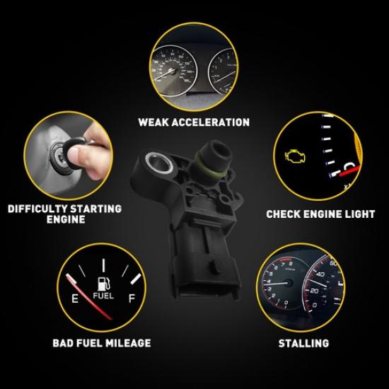 12591290 Датчик абсолютного давления во впускном коллекторе (MAP) для Cadillac Buick Chevrolet GMC