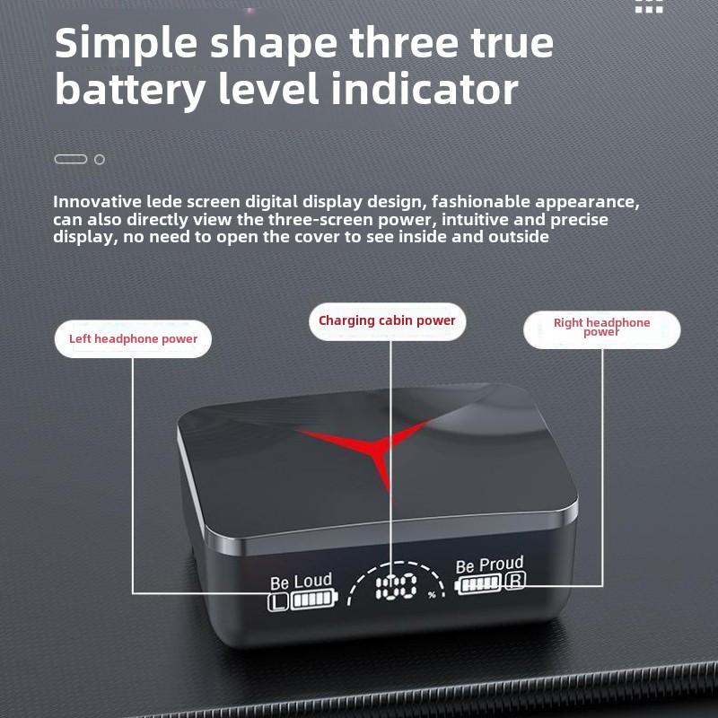 Новая долговечная беспроводная Bluetooth-гарнитура M90 TWS с аккумулятором Dual Talk 5.3