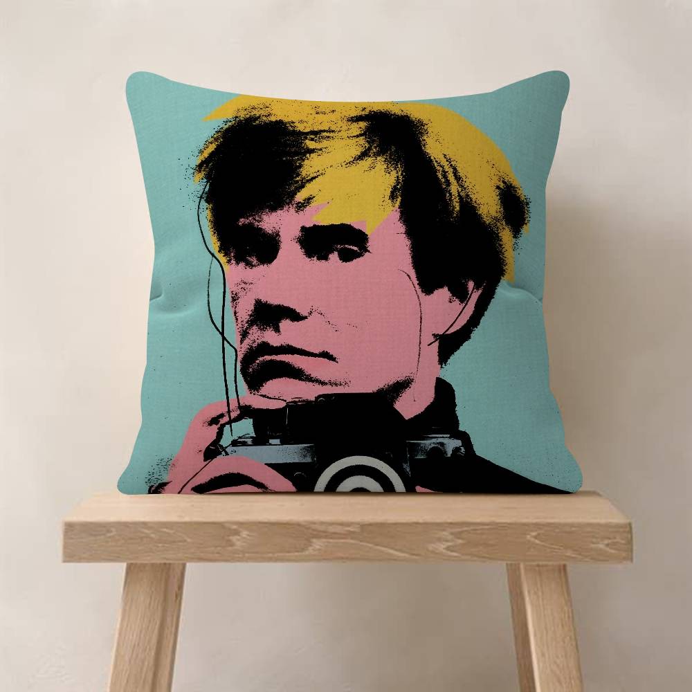 AAndy WWarhol Art Cushion Cover Car Throw Pillow Case For Sofa Car Christmas Gift