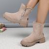 Snow boots women's winter 2026 new velvet women's shoes warm boots thickened cotton shoes women's boots