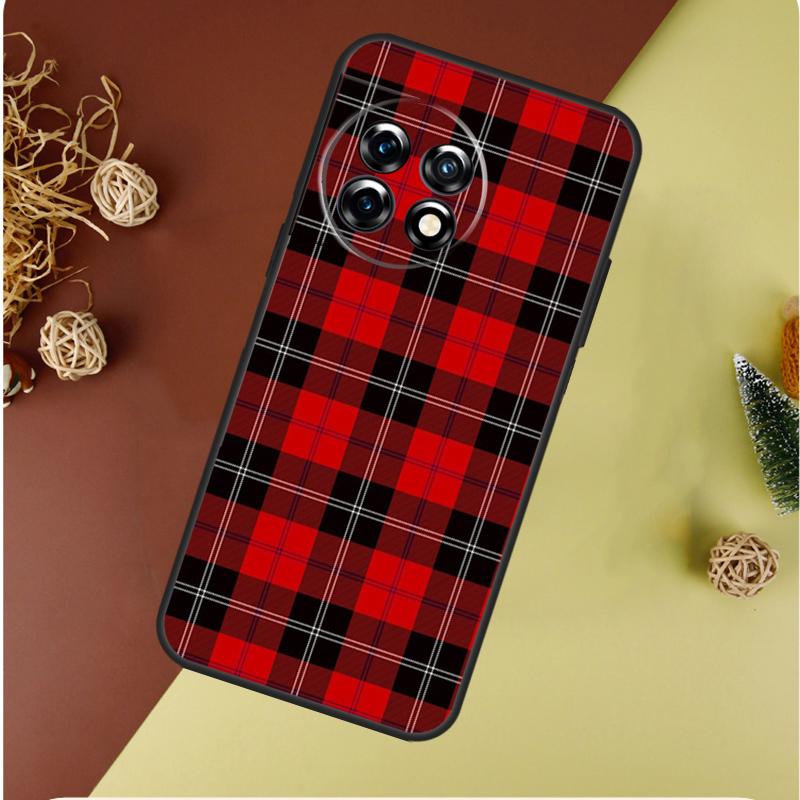 Клетчатый узор "Буйволиная клетка" Для OnePlus 13 13R 12 12R 11 9 10 Pro 8T 9RT 10T 10R N20 N30 Nord CE 2 3 4 Lite Чехол для телефона