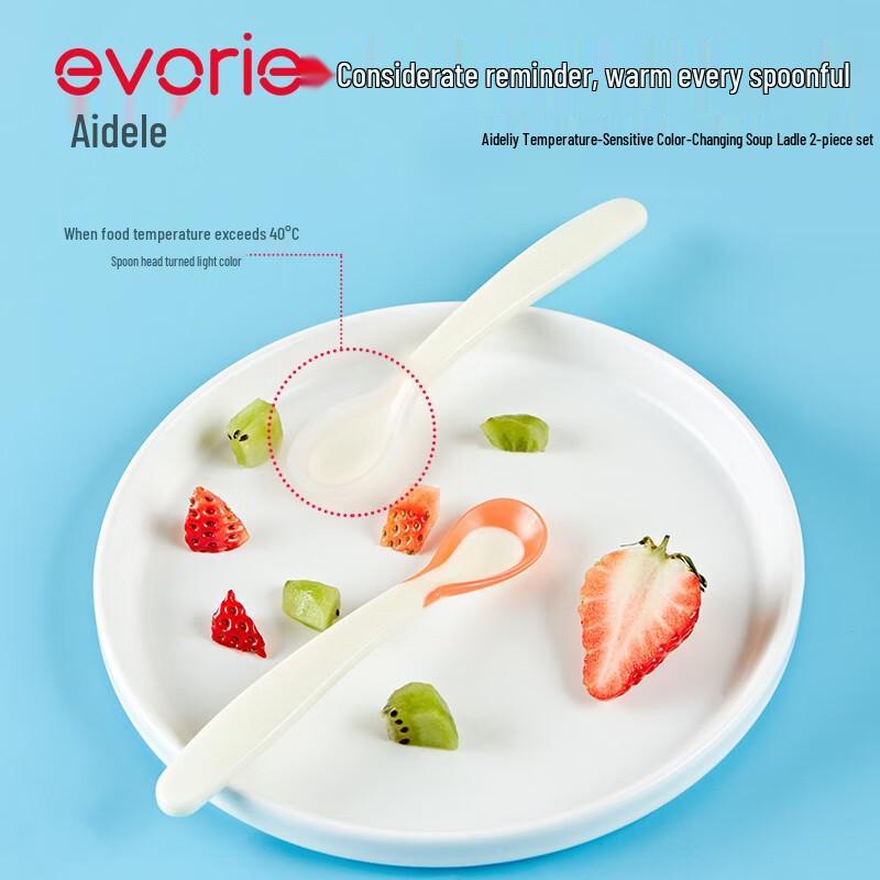 Evorie Baby Temperature Sensing Spoons (2-Pack)