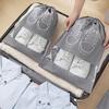 5Pcs Shoe Bags Printing Portable Drawstring Dust-proof Waterproof Storage Multi-Function Non-Woven Fabric
