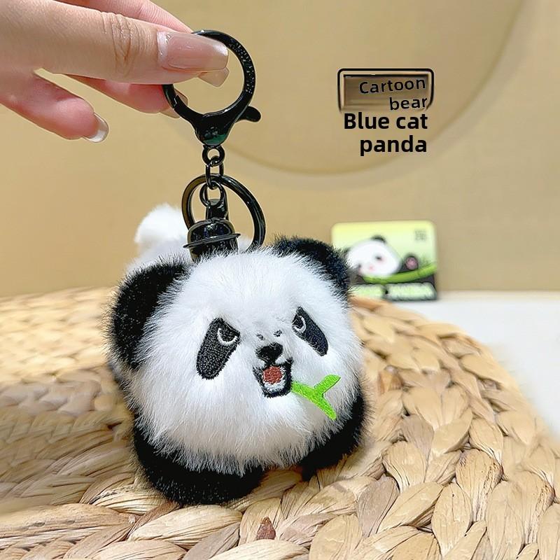 Cartoon Plush Keychain With Aromatherapy For Bag Decoration