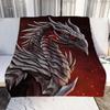 Cartoon Dragon Art Patterns Blanket Animals Flannel Blanket Cosy Lazy Couch Cover Blanket Super Soft Sheet Mattresses