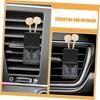 DEARMAMY 2pcs Car Air Conditioner Bottle Car Air Vent Clip Aroma Car Vent