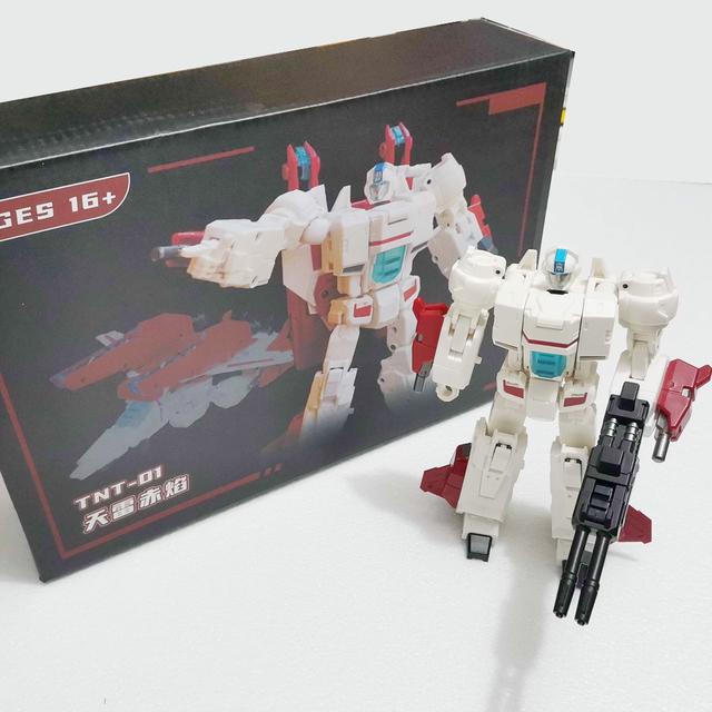 Transformation Toys TNT01 Jetfire Skyfire Spacecraft Space Guardian Deformation Robot Car Action Figure Alloy Anime Model Gift
