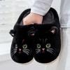 2024 Hot Seller Winter Home Slippers Cute Cartoon Cat Slippers Men Warm Plush Slides Indoor Bedroom Non-Slip Floor Slipper