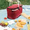 Foldable Insulated Cooler Bag Large Capacity Thermal Insulated Bag Picnic Food Bag  Camping