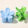 6 штук Зажим-краб для волос Женский Стайлинг Повседневная носка Форма цветка Головной убор для девочки Головной убор Зажим для хвостика Женский Макияж Умывание
