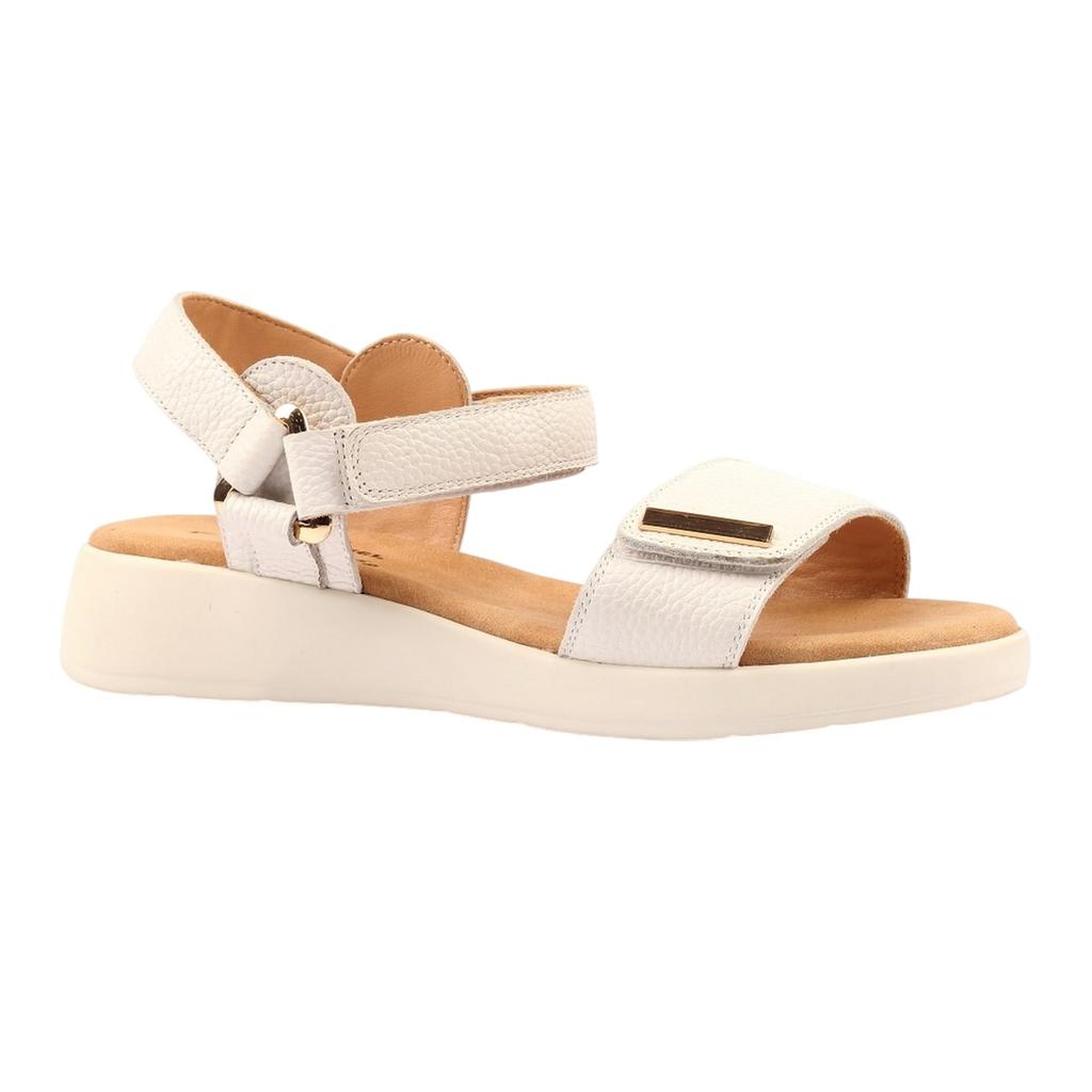 Lunar Womens/Ladies Lark Leather Wedge Sandals