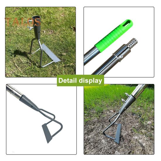 Лопата для прополки, легкая, острая, мотыга, садовый инструмент, высокая прочность, быстрая установка, удлинитель, садовый инструмент