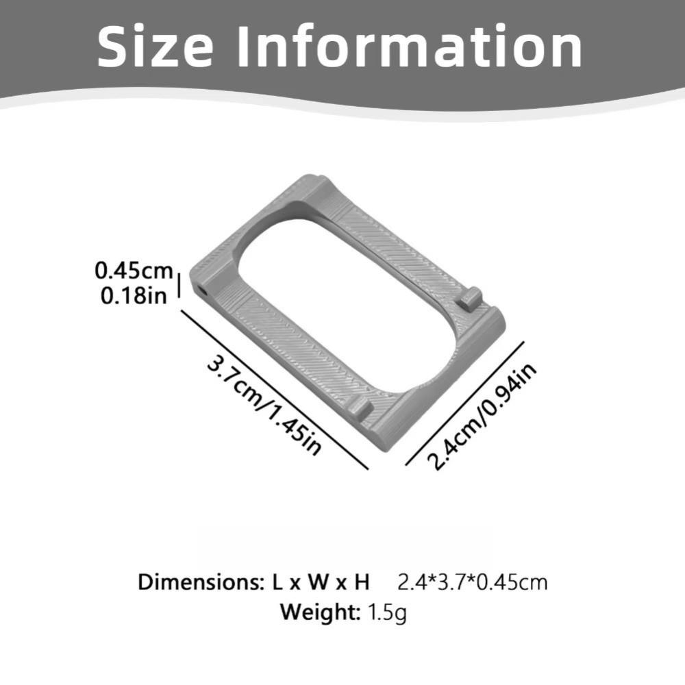 Snap-On Wristband Connector Wristband Mount for Google Fitbit Air to Whoop 5.0 for Fitness Tracking