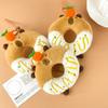Donut Kapibala Plush Doll Cute Orange Capybara Dessert Circle Doll Bag Pendant