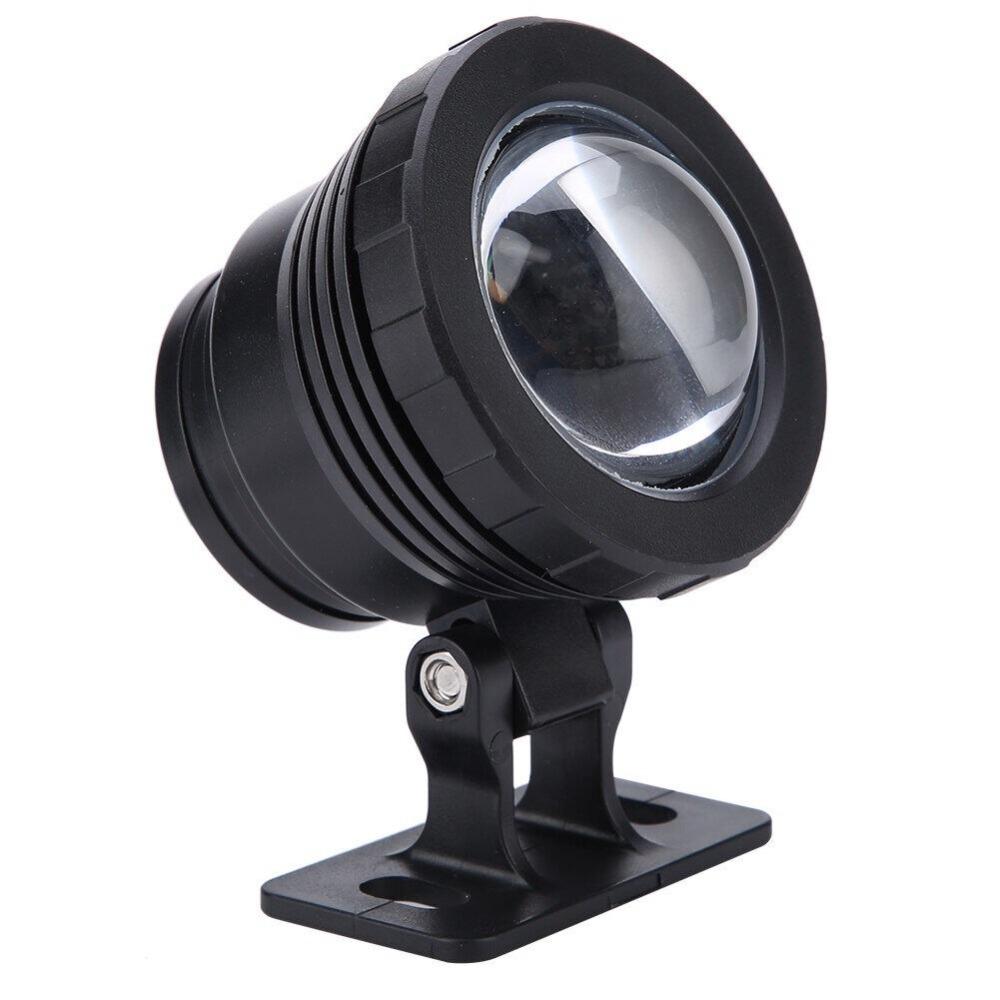 Водонепроницаемый RGB светильник для фонтана DC12V 10W Светодиодный прожектор Освещение для создания атмосферы Пульт дистанционного управления Прожектор для бассейна Аквариум