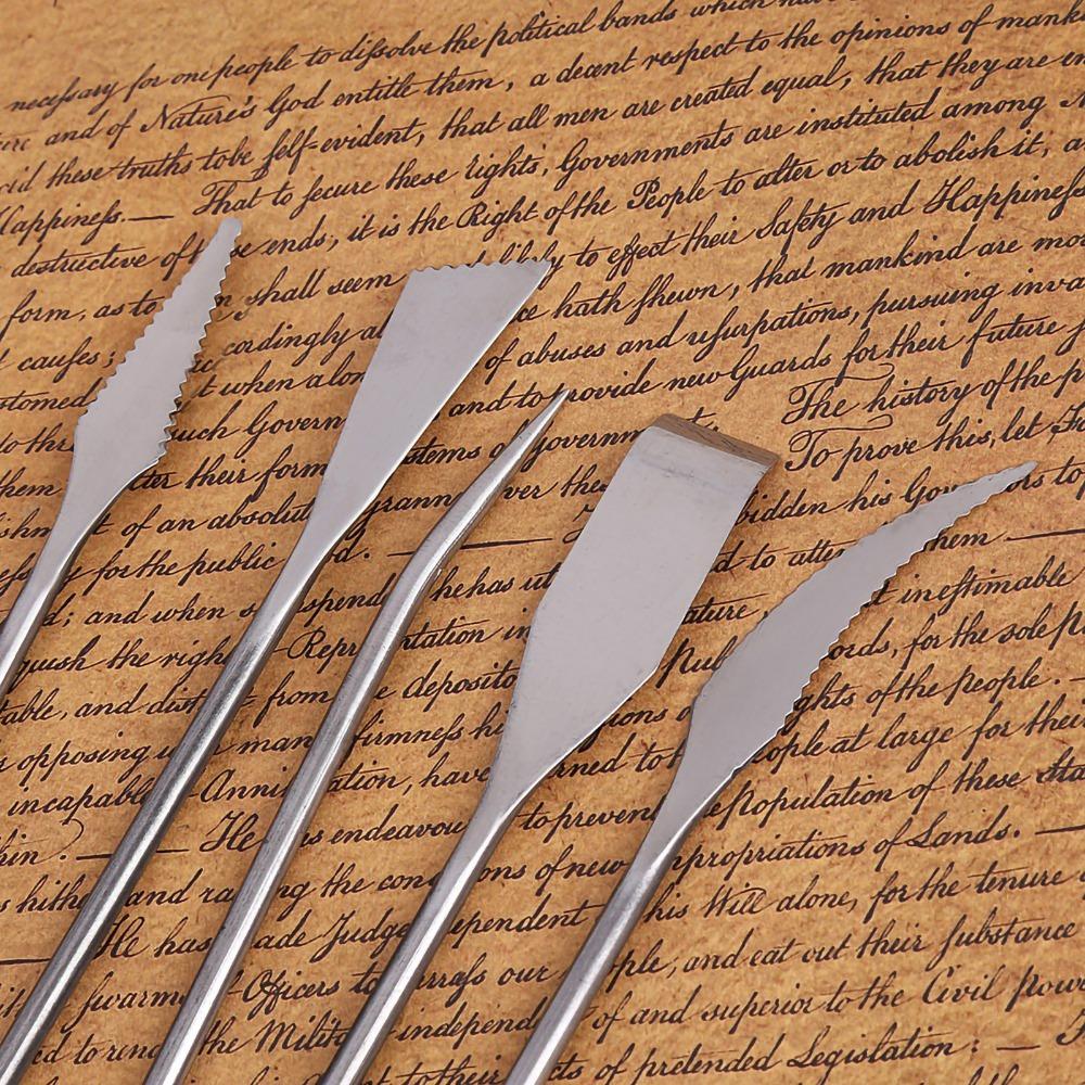 5pcs Double Ended Wax Carving Tools 5Pcs Set Clay Sculpting Tools Sculpture Tools Clay Sculpting