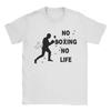Футболка No Boxing No Life Летняя Хлопковые Футболки Для Мужчин Повседневная Футболка С Коротким Рукавом Уличный Стиль Футболки