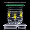 Disposable 5-Compartment Clear Meal Prep Containers