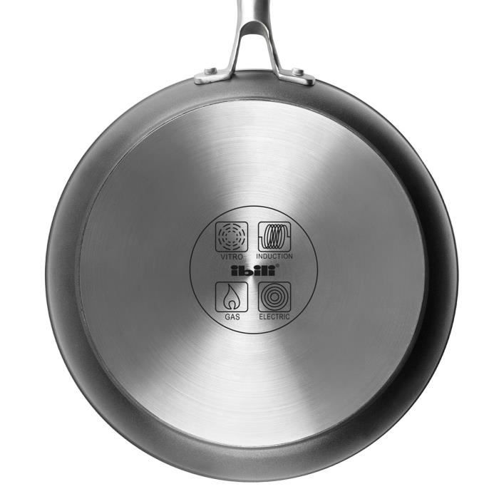 Сковорода - IBILI - Quarzo - 30 см - Кованый Алюминий - Долговечное Антипригарное Покрытие